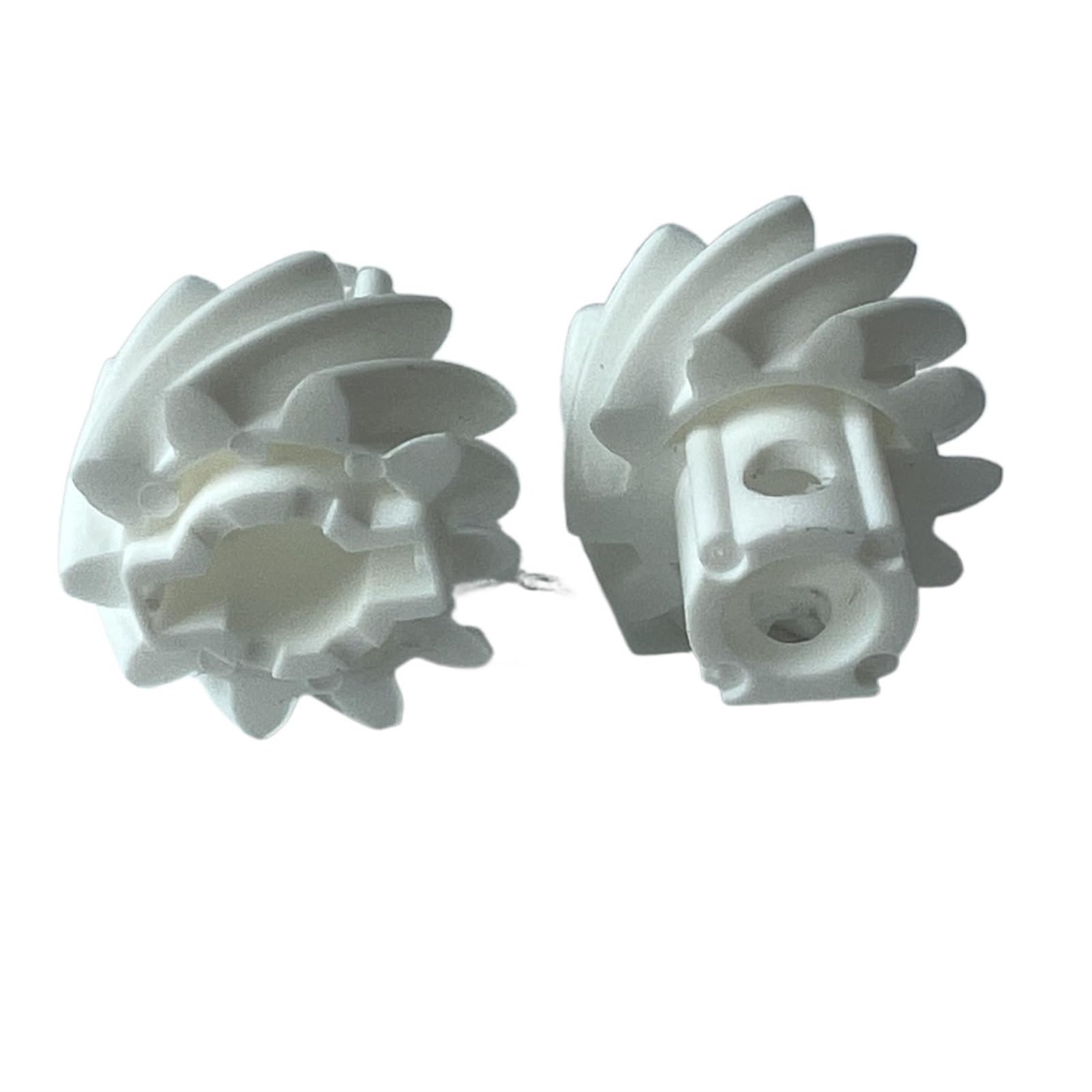 Ruota dentata conica, 2 pezzi Ingranaggio conico elicoidale in plastica 10 denti Ingranaggio elicoidale Ingranaggio a spirale 550 570 500 Ingranaggio a cremagliera scanalato Ingranaggio conico cilindr