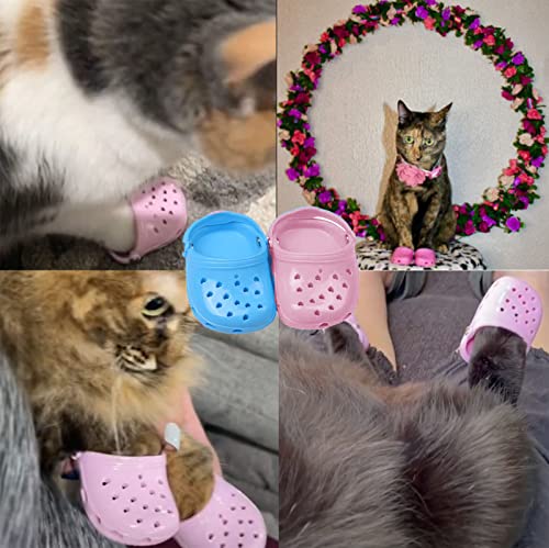 Tiktok Cute Cat Crocs Candy Color Cat Sandals Only For Cats, Pet Decorative Crocs For Small Cats And Dogs Photo Shoot #TOP2