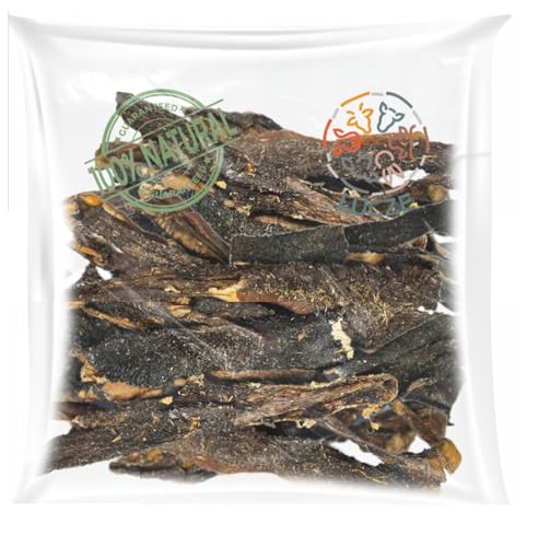 Lucze Rinderpansen getrocknet 1kg, 100% natürliche Pansen, Hundesnacks getreidefrei, proteinreich & aromatisch, Kauartikel zur Zahnpflege für kleine, mittlere & große Hunde