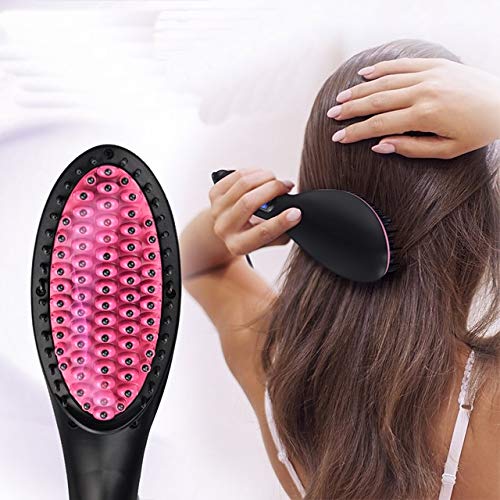 Cepillo alisador eléctrico de cabello Janes negro miniatura 4