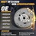 Magneto Flywheel Rotor Fit for Polaris BigBoss 500, Polaris Magnum 500, for Polaris Ranger 500, for Polaris Scrambler 500, for Polaris Sportsman 400/500, for Polaris Worker 500, OE 3085558, 3086819