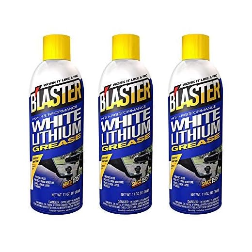 B'laster 16-LG High-Performance White Lithium Grease Pack of 3