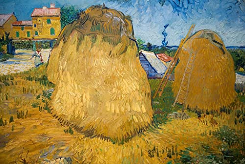 Pintura al óleo abstracta de Van Gogh para dar un toque clásico y elegante a tu salón de casa