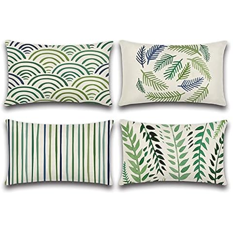 Artscope 4 Piezas Impermeables Funda de Cojines Cover