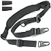 Tactical Hero 2 Point Rifle Sling - Fits Any Gun, Easy Length Adjuster, Shoulder Pad, 30"-56"- BDS 2x2 Hunting