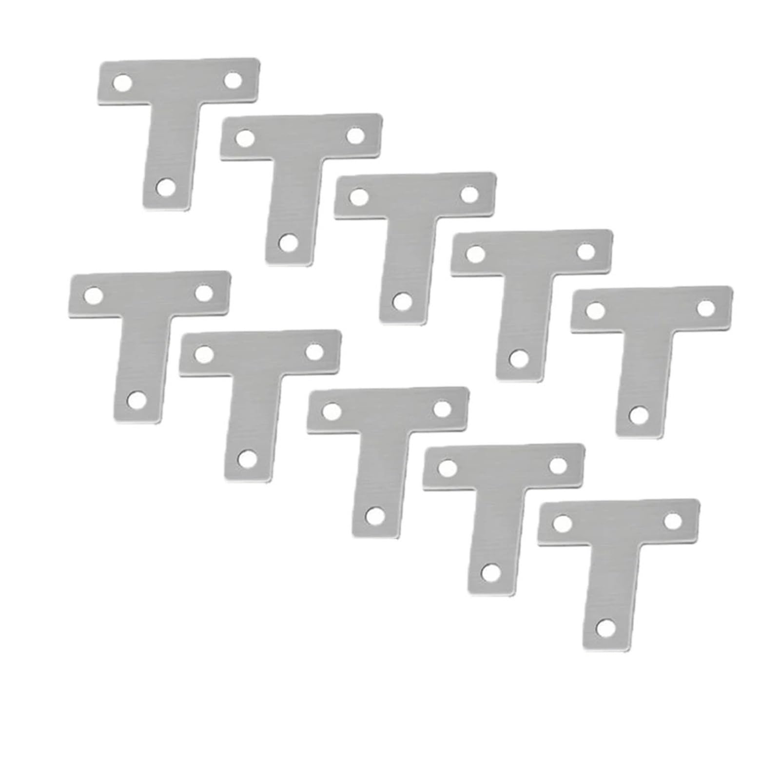 Gvzugm One Color 20Pcs T Angle Connectors For Furniture And Cabinets With Code Belt Screws For Diy Tools