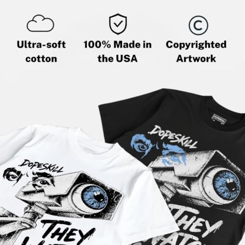 Image of DopeSkill Graphic Tee Streetwear Hip Hop Hypebeast Unisex T-Shirt Sneaker Colour Matching Shirts Rapper Mouth
