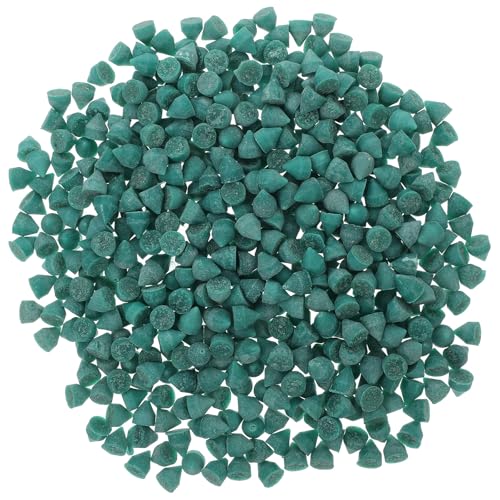 OFFIGAM Tumbling Media Cone-Shaped Silicon Carbide Abrasive Grit Rock Polishing Media for Jewelry Rotary Tumblers Industrial Buffing and Polishing Refill