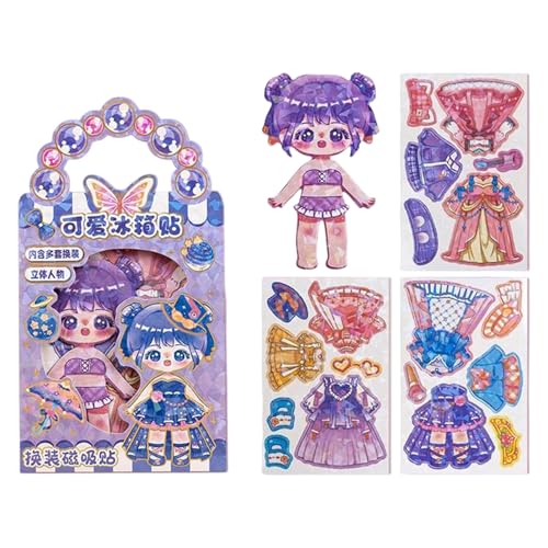 Aakluk Set da gioco creativo 3D con bambole magnetiche |