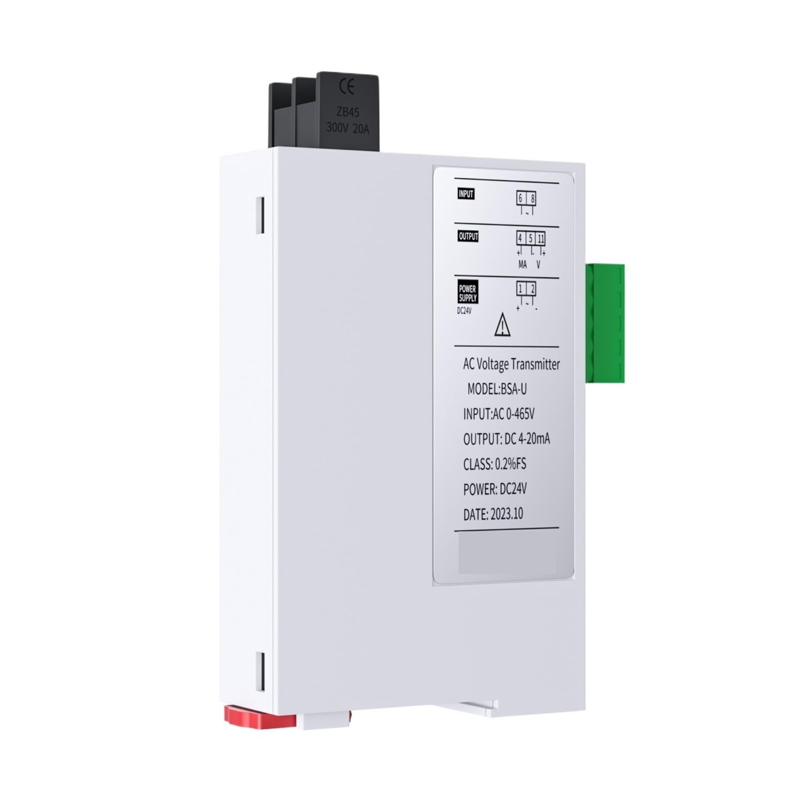 Transmetteur de courant AC 0-10A vers sortie 0-10mA