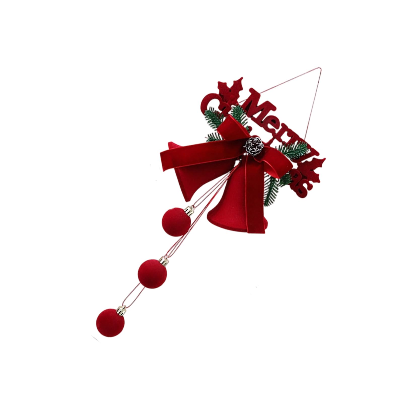 Buxuaaaa F Christmas Tree Decorations Nordic Bells Christmas Ornament Hanging Pendant Or Estival Tree Home And Party Decoration