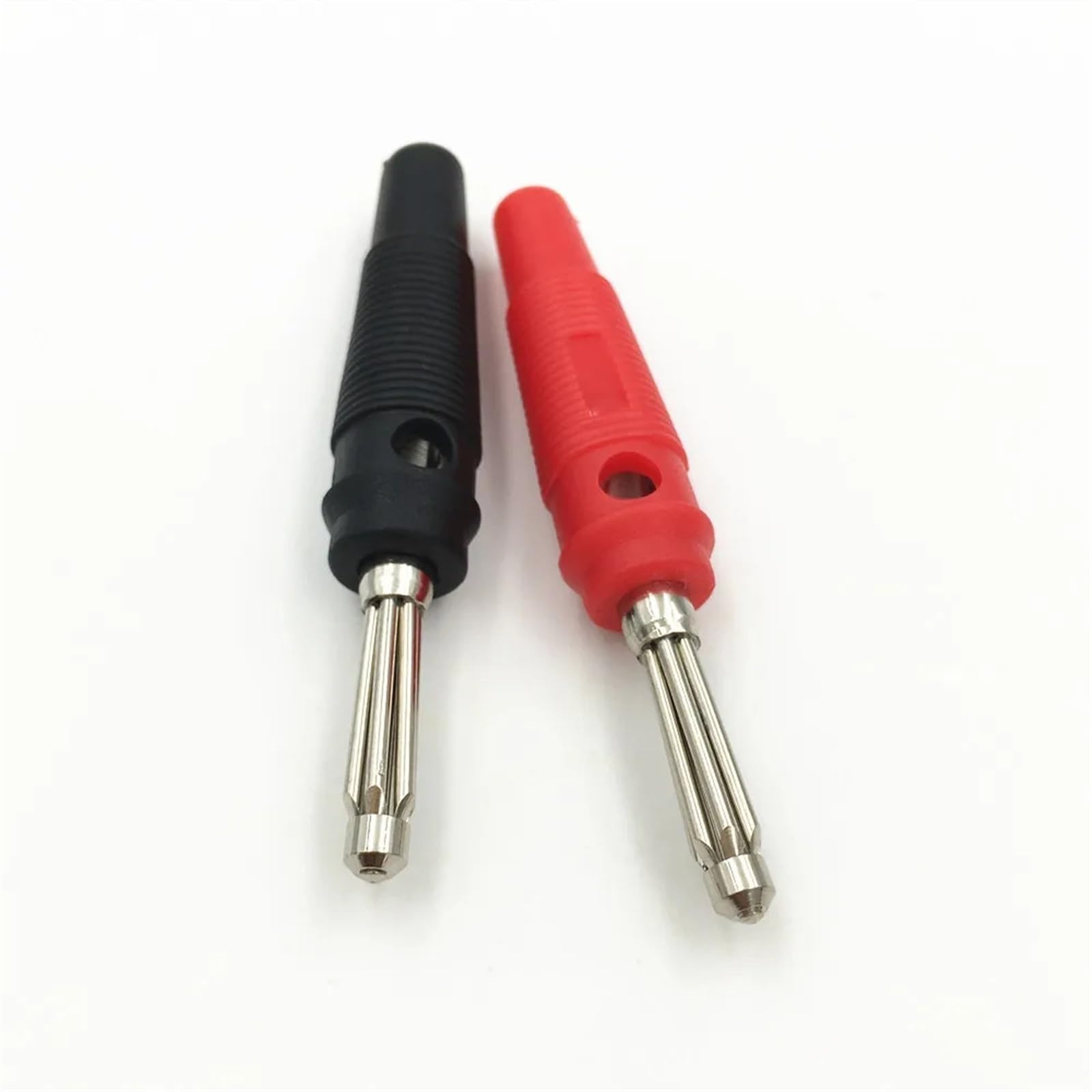 Lot de 20 fiches Bananes empilables sans Soudure de 4 mm, 32 A, Grand Courant, Haute Tension, tête de connecteur Banane à 7 Broches(10Red 10Black)