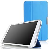 MoKo Samsung Galaxy Tab 3 8.0 Case - Ultra Slim Lightweight Smart-shell Stand Cover Case for Galaxy Tab 3 8.0 inch SM-T3100 / SM-T3110 Android Tablet, BLUE (WILL NOT Fit Samsung Galaxy Tab 4 8.0)