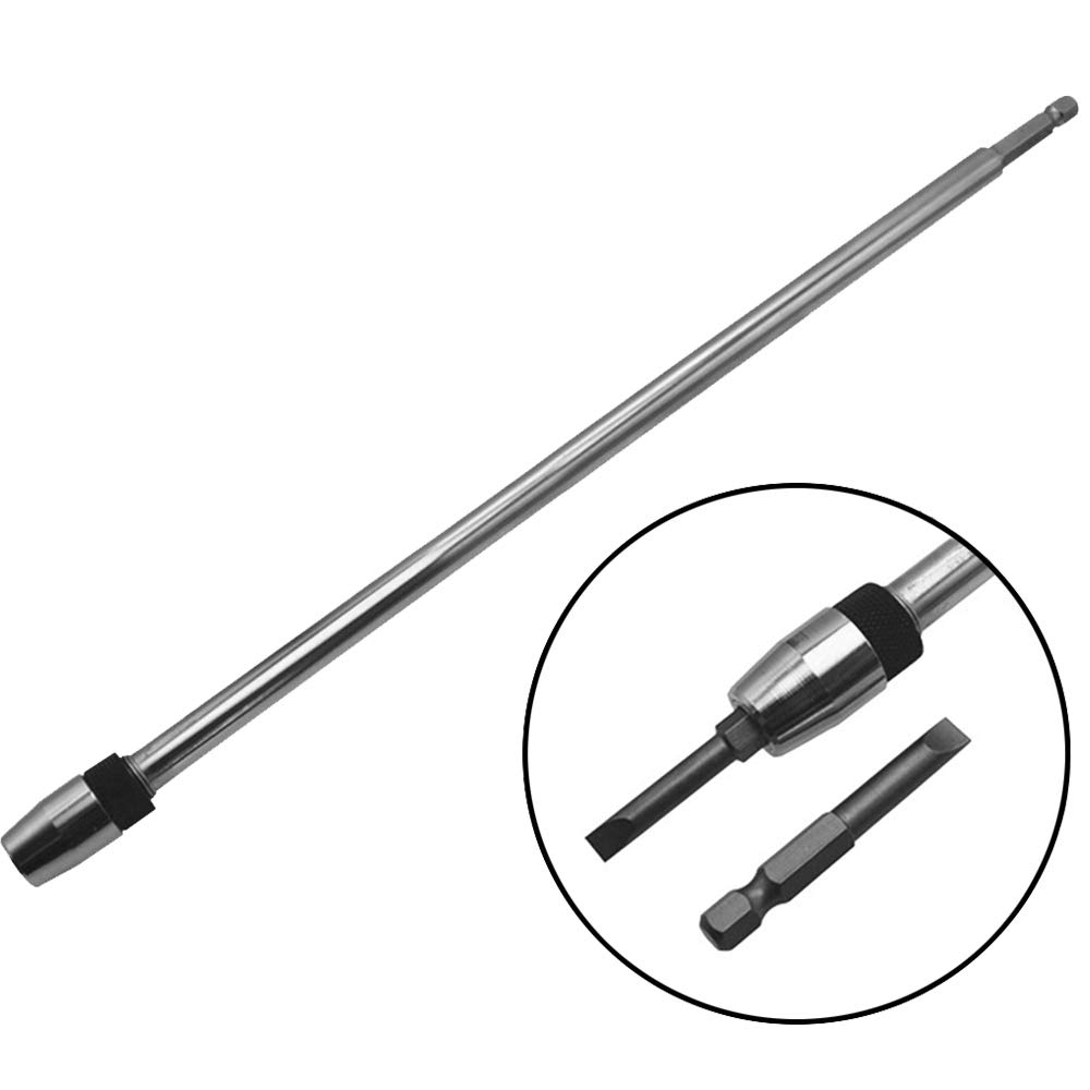 Bestgle Bestgle 300mm 六角軸延長ビット 延長バ 磁性が強い ドリル用エクステンションバ