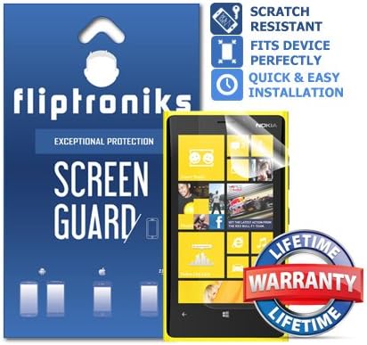 Fliptroniks Screen Protector for Nokia Lumia 920 with Lifetime Warranty 1 Pack