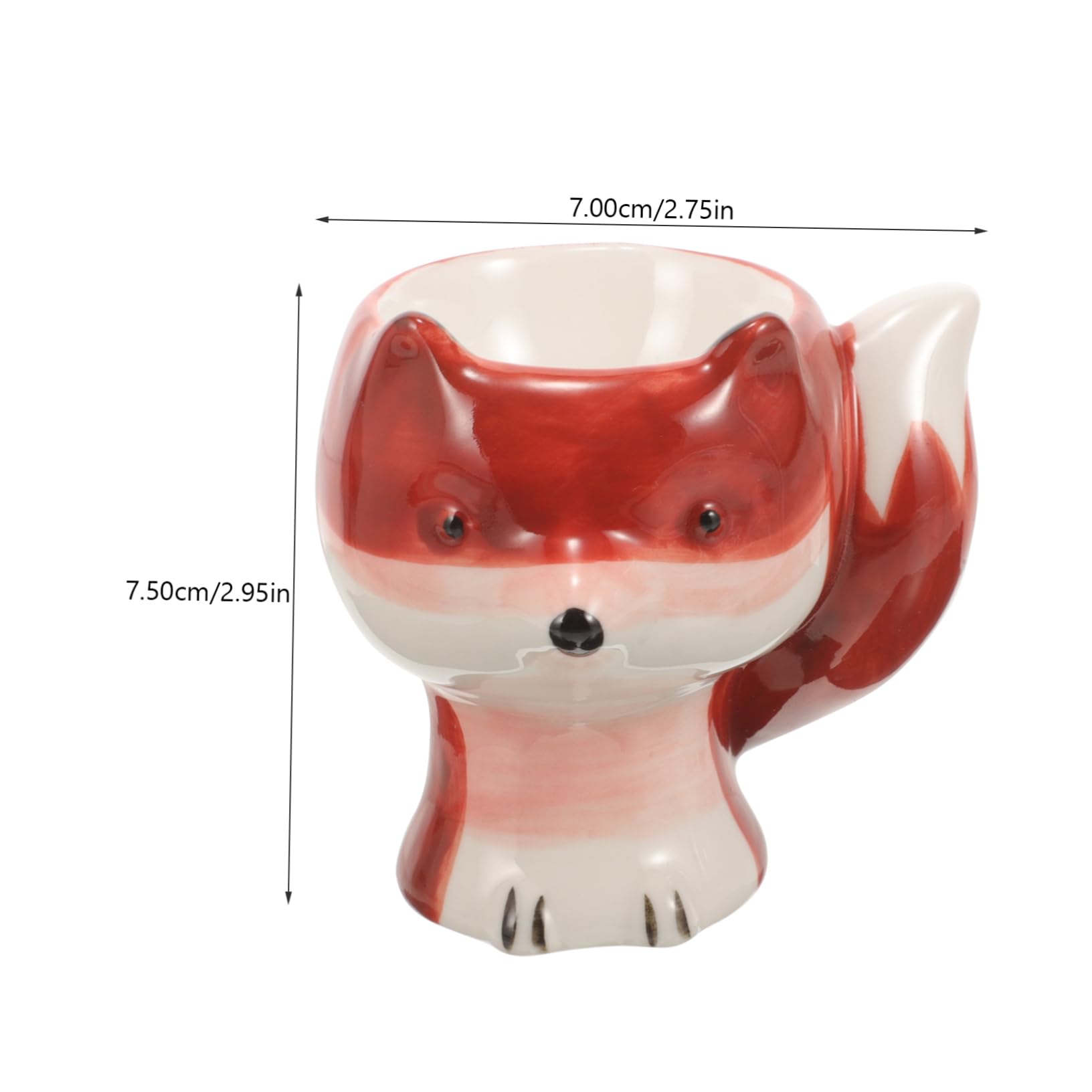 TOPPERFUN Ceramic Easter Egg Rack Boiled Egg Holder Breakfast Tray Carrier for Camping