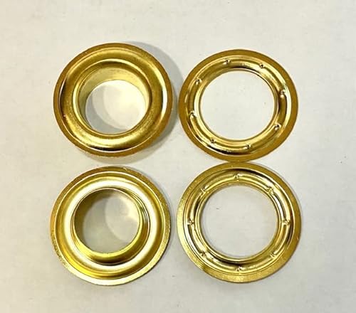 #7.5 (1'') ClipsShop Brass Grommets Qty 100