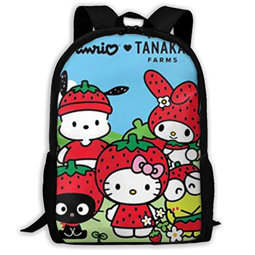 Hello Kitty: Mochila Unisex para Deporte  diseño de Fresa