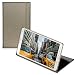 Produktbild kwmobile Flip Hülle Case kompatibel mit Samsung Galaxy Tab S 8.4 T700 / T705 - Standfunktion Tablet Kunstleder Tasche Kupfer