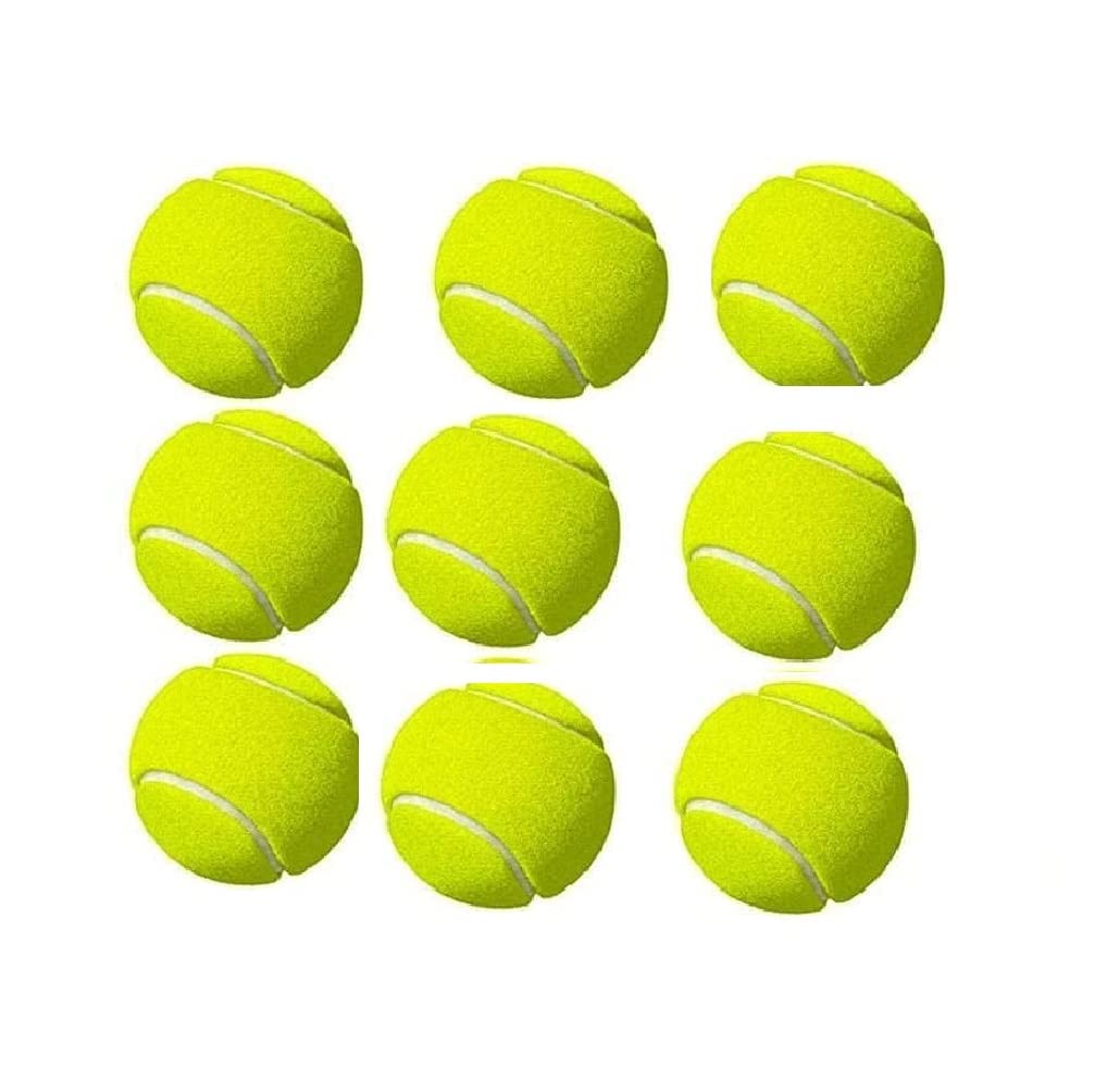 Soft Cricket Solid, Light Weight, Tennis Balls Practice, Training for All Age Group, Recommended for Indoor/Outdoor Street & Beach Cricket (Pack of Twelve) (Color : Green)(Model:Spiro)-picture-26