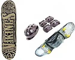 Skate Infantil Viking com Kit proteção Completo