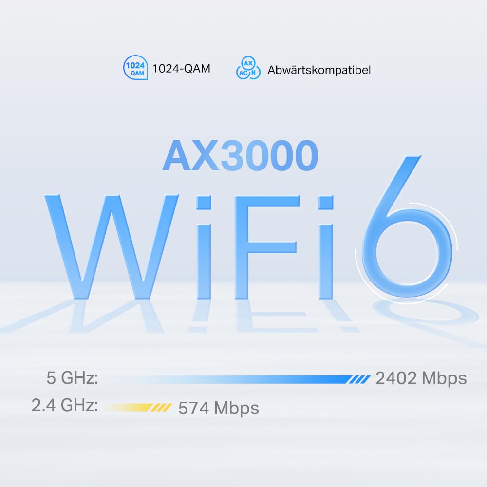 TP-Link Deco X50-5G LTE WLAN Router, 5G Router SIM-Karte, 2,5-Gbit/s-Port + 2 x Gigabit-Ports, Wi-Fi 6 AX3000, Unterstützt externe Antenne und Deco Mesh, Nur APP verwaltet, keine Webverwaltungsseite