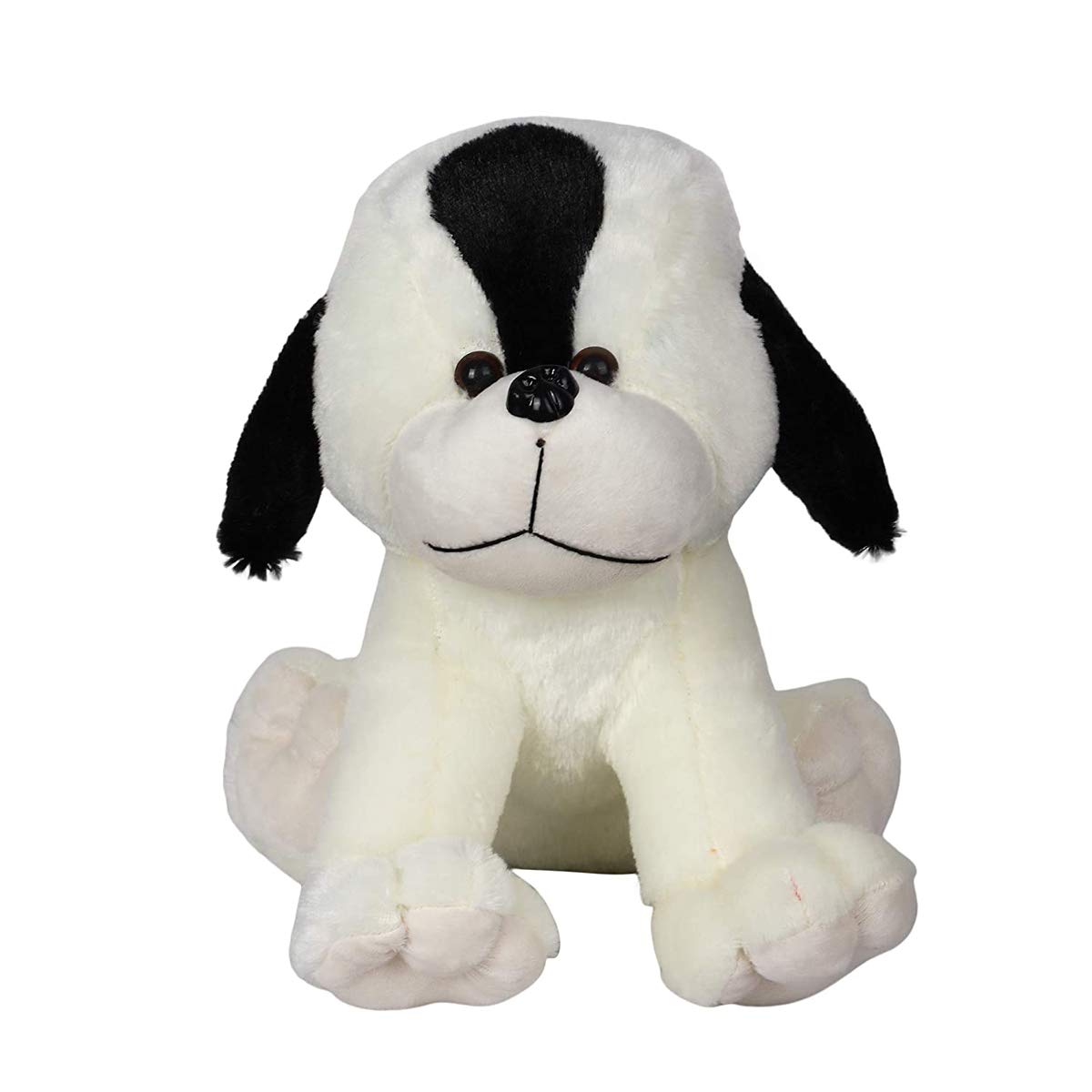 HUG 'n' FEEL SOFT TOYS Soft Toys Long Soft Lovable hugable Cute Giant Life Size Toy Bear Plush & Stuffed Toys (30 cm Dog Soft Toys, White) Lovely Teddy