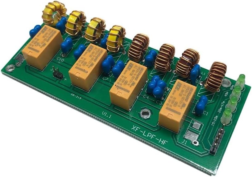 HF Low Pass Filter Kit 100W For Shortwave Radios, 3 5MHz To 30MHz Frequency With Enhanced Thermal Management