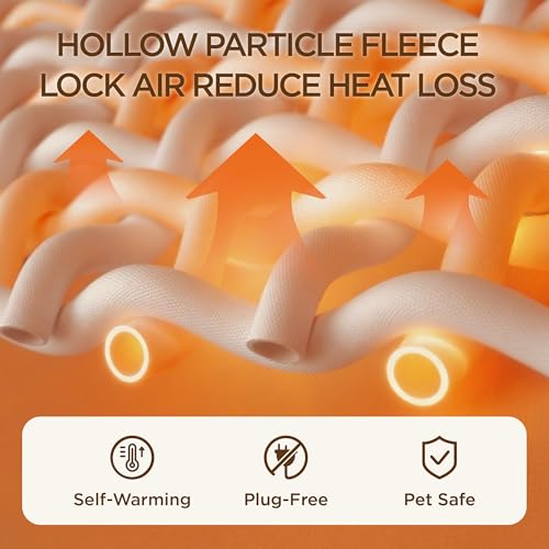 Image of Bedsure XL Self Warming Orthopedic Dog Bed for Extra Large Dogs - Washable XLarge Dog Bed Waterproof, Comfort Pet Couch with Removable Cover, Pets Sofa with Nonskid Bottom, Brown, Non-Electric