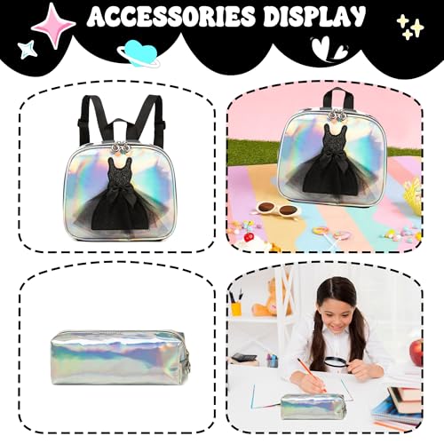 Meetbelify Rolling Backpack for Girls Backpack with Wheels for Elementary Student Kids School Bag with Lunch Box Pencil Case for Girls Ages 6-8 Years Old Black by Meetbelify - Image 5