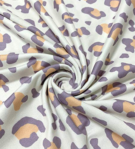 Merokeety Women's Summer Striped Short Sleeve T Shirt Dress Casual Tie Waist Midi Dress, Leopard Beige, M #TOP3