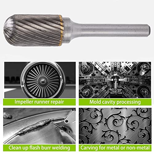 Fresa de carburo para esmerilado y desbarbado miniatura 5