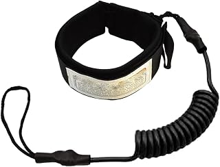 NAISHI Surfboard Leash Foot Strap Kayak Paddle Leash Stand Up Paddle Board Surfboard Leash for Surfboard Paddleboard 5mm