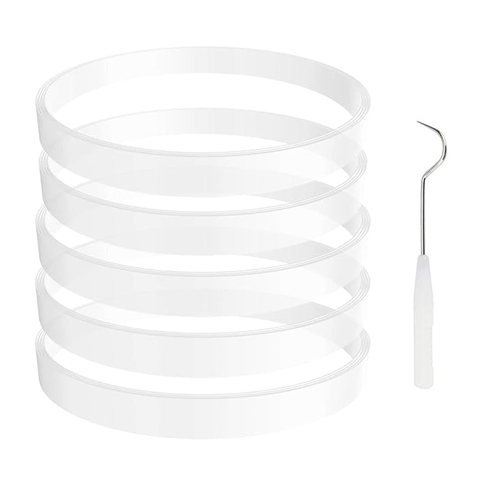 Kalttoy Silicone Gaskets Replacement Seal White Adapter for BL681A BL682 BL640 BL680 BL910 White Sealing Gasket with Hook Gasket Food Grade Silicone Juicer Seal Adapter