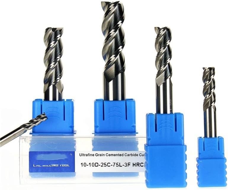 3 Blade Endmills Top Milling Cutter - Milling Cutter Alloy Coating Tungsten Steel Tool by Aluminum CNC Maching Wood Milling Cutter (Size : 12.0mmX75L)
