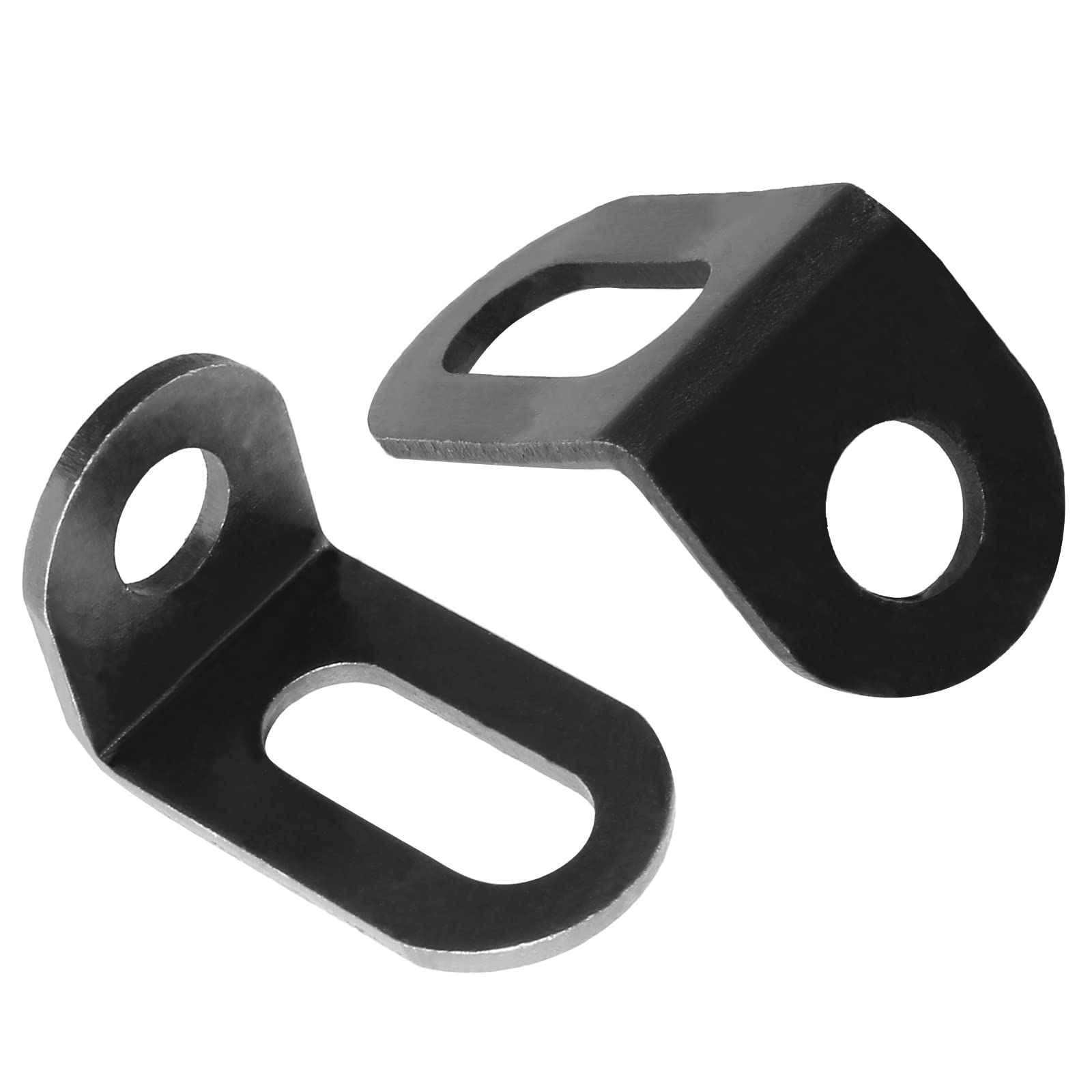 L-beugels Met Sleuf – 24 Stuks – 31x20x18 Mm – Zwart Ijzer – Verstelbare Hoekbeugels – Voor Meubels, Planken & Houtreparatie – Zwaar Belastbaar