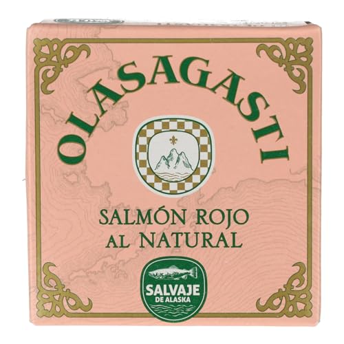 Salmón rojo al natural 120g Olasagasti - Pack de 5 unidades
