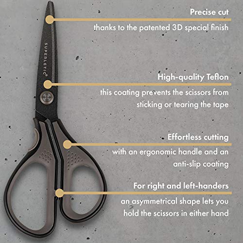 51RRGnUu44L Superletic Elite Sport Tape Scissors, Precise Cut Elastic Tapes Bandages & Plasters; Athletic, Physio & Surgical with… - Image 5