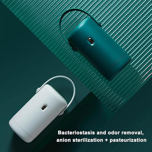 Image of Portable Clothes Dryer with Expansion Bag | Compact & Foldable Warmer for Cloths | Fast Drying with UV Sterilization | Auto-Off Timer | Lightweight Mini Clothes Dryer for Travel & Home Use