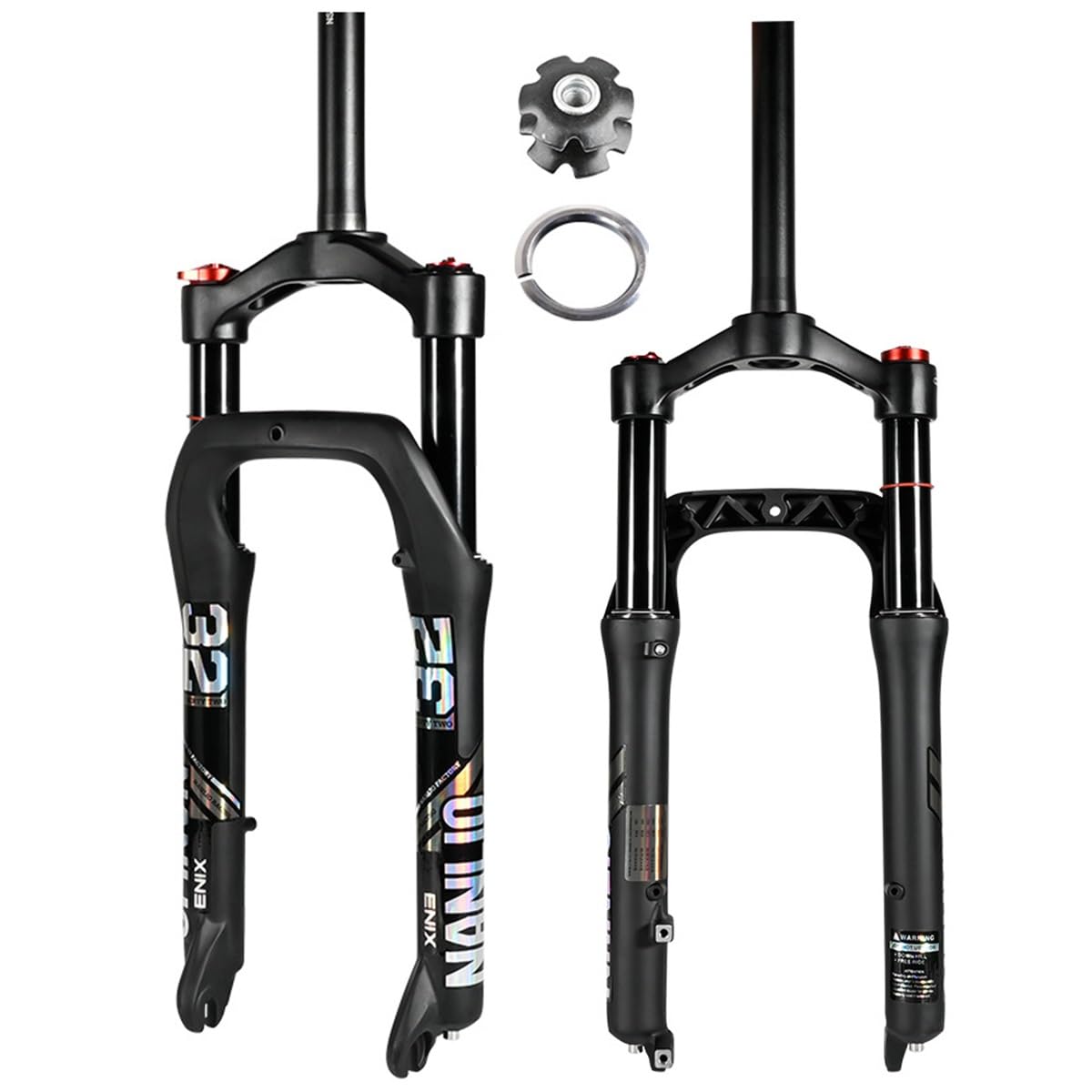Fourche VTT 20 pouces à air pneu 4.0 idéale pour explorer chemins et sable