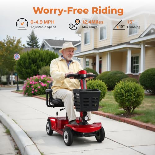 Foldable 4-Wheel Mobility Scooter