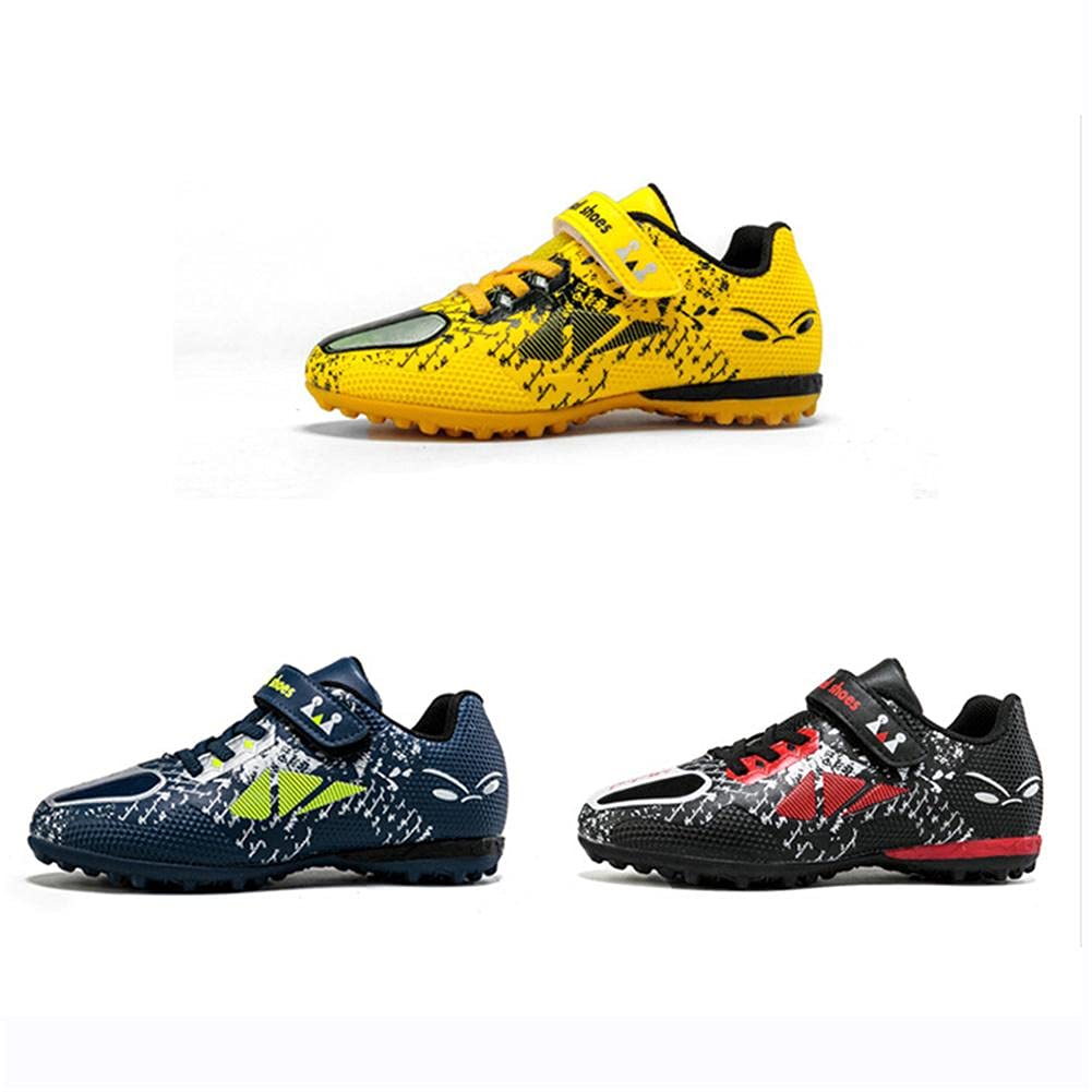 Fußballschuhe Kinder Unisex Leicht rutschfest Trainingsschuhe Sommer Fussballschuhe für Kunstrasen Gr.28-39