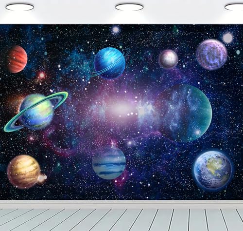 Fondo fotografía Algasan espacio exterior galaxia 59.1x35.4" miniatura 4