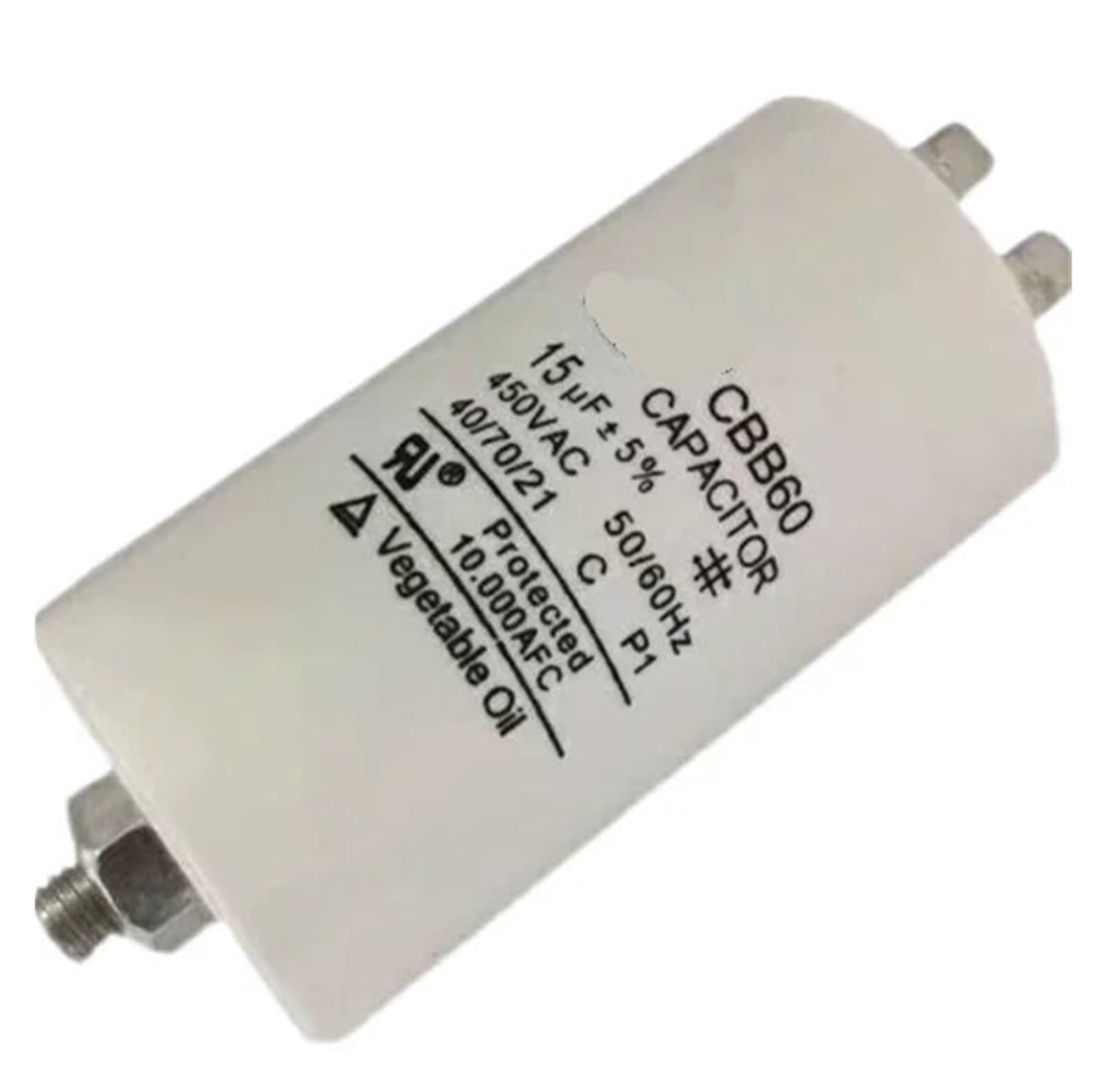 BALYDLUL CBB60 capacitor 450V 450VAC 20UF 25UF 30UF 35UF 40UF 50UF 60UF with screw 4 insert at the bottom(20uf 450V)