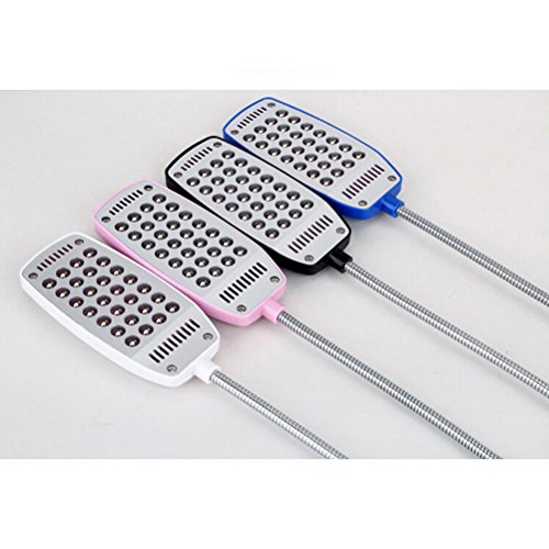 Lâmpadas de leitura USB com 28 lâmpadas LED com pescoço de ganso flexível para laptop sem interrupto