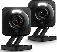 Vista 10 de WYZE Cam v4 (último modelo), cámara de seguridad AI de 2.5 K, cámaras para interiores y exteriores para seguridad del hogar, monitor de bebé