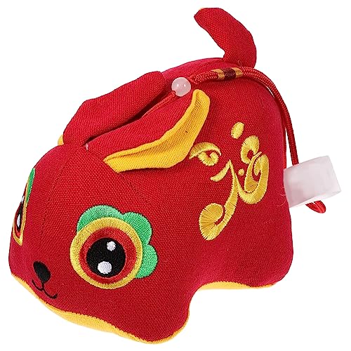 BESTonZON bendición Conejo muñeca año de Las muñecas de Conejo muñeco de Conejo de algodón Relleno Juguetes para Conejos Juguetes Conejos Muñeca Conejo Preciosa conejita Peluche paño Rojo BESTonZON bendición Conejo muñeca año de Las muñecas de Conejo muñeco de Conejo de algodón Relleno Juguetes para Conejos Juguetes Conejos Muñeca Conejo Preciosa conejita Peluche paño Rojo