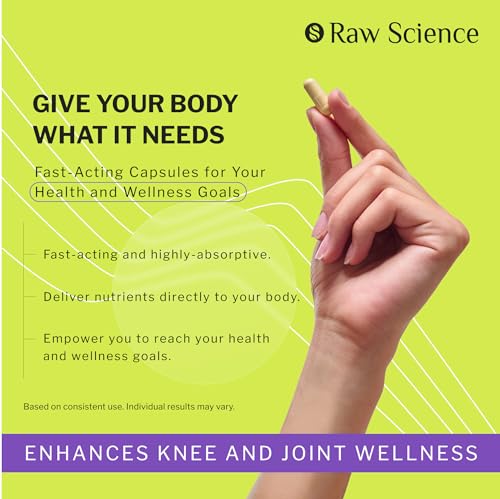 Joint Support Supplement with Turmeric Curcumin Glucosamine Chondroitin MSM Ginger Bromelain Nutritional Herbal Supplements for Men & Women, Helps with Inflammatory Response, Knee Support, 60 Capsules - Image 6