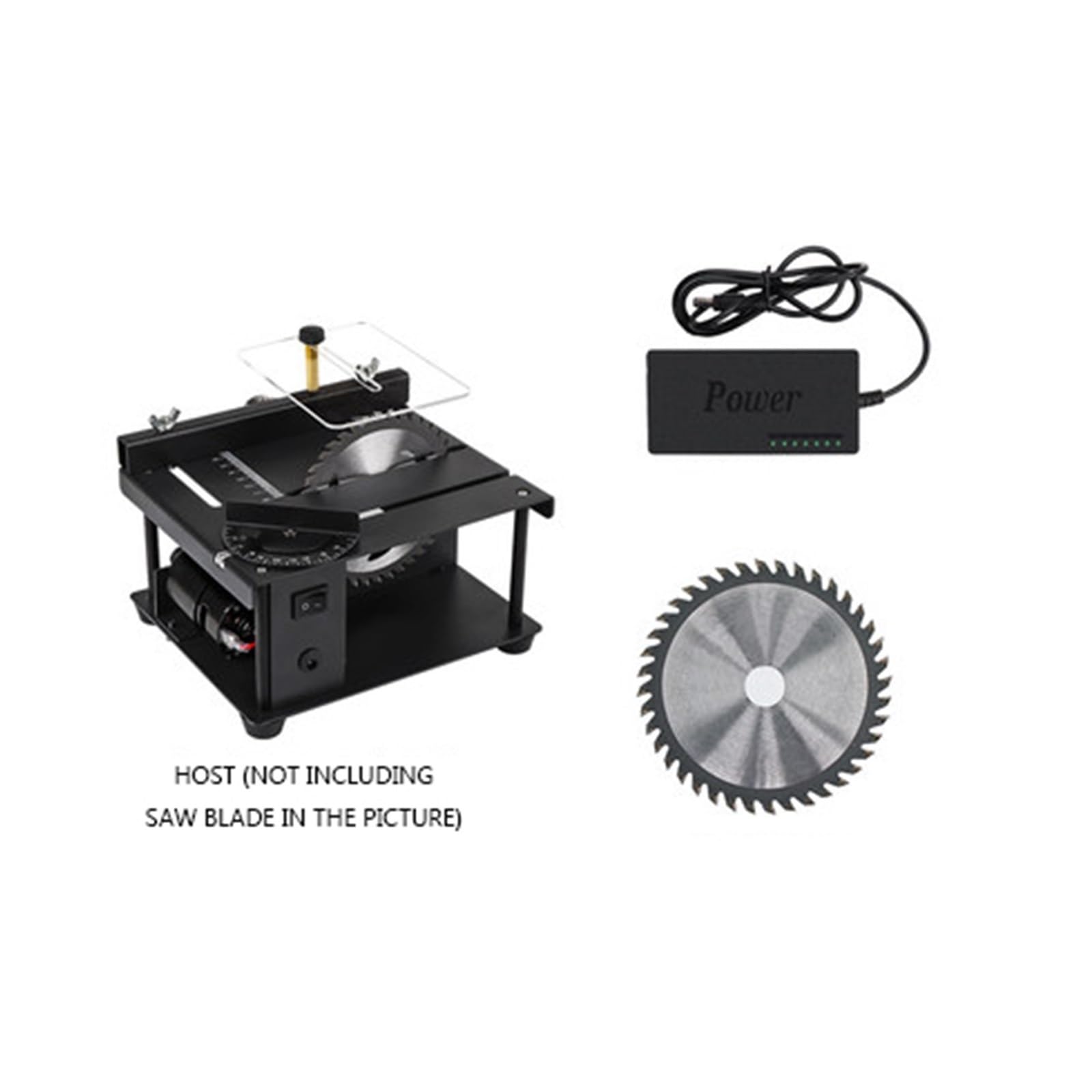 Mini Sierra de mesa multifuncional de 150W, sierra de Mesa Deslizante for carpintería DC, máquina de corte artesanal hecha a mano de Jade, herramientas de corte en ángulo(Angle model A)