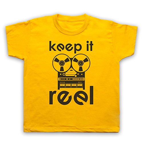 T-shirt Keep It Reel enfant vêtement musique rétro bobine